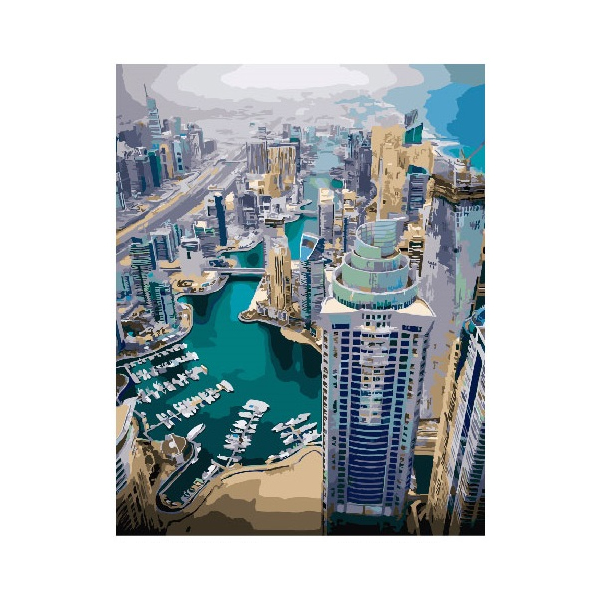 Картина по номерам Города - Дубай