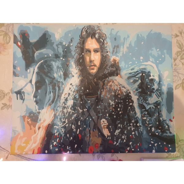 Картина по номерам Мультфільми, комікси, аніме - Игры престолов. Джон Сноу