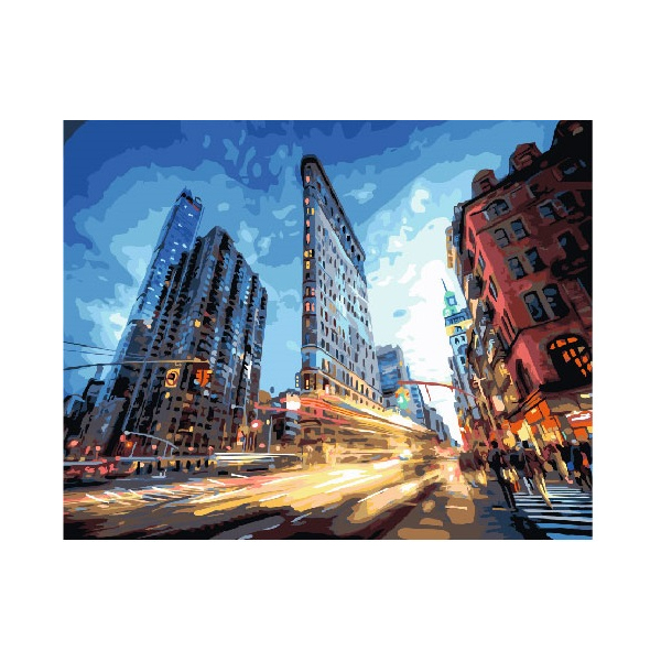 Картина по номерам Города - Міське життя