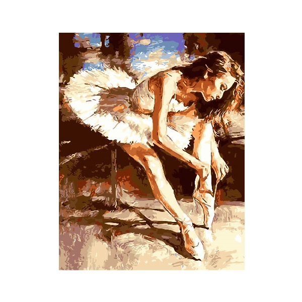 Картина по номерам Люди на картинах - Молодая балерина