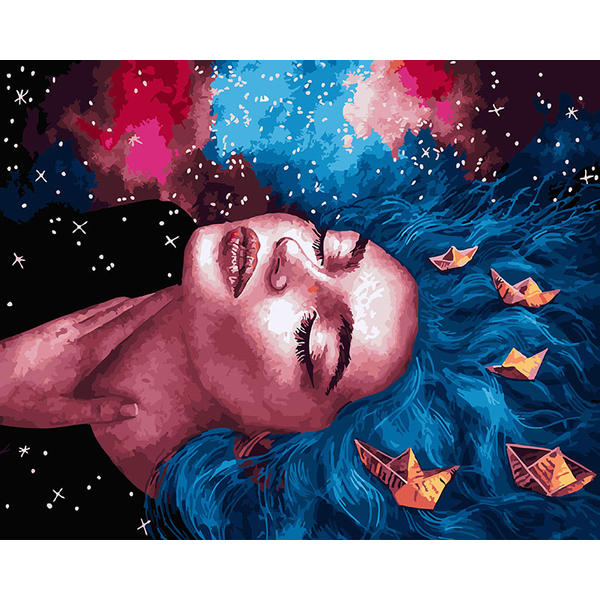 Картина по номерам Люди на картинах - Пристрастие моря