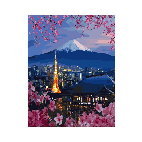 Картина по номерам Города - Подорож по Японії
