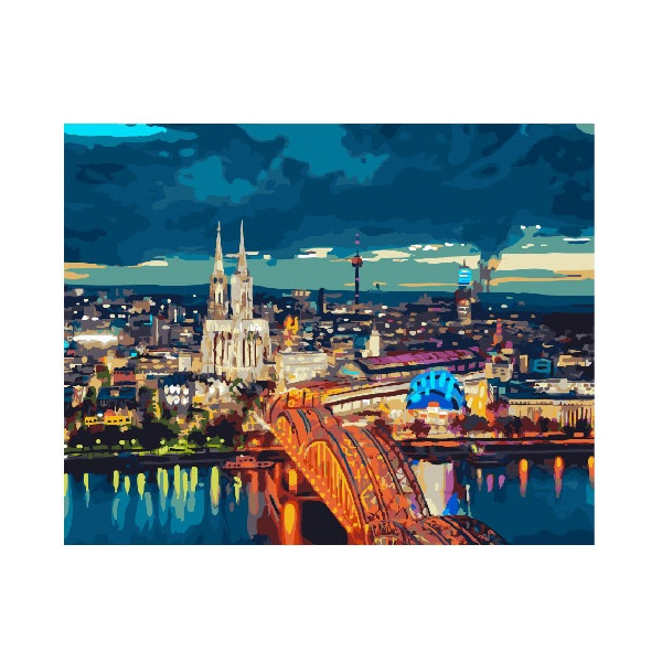 Картина по номерам Города - Панорама міста