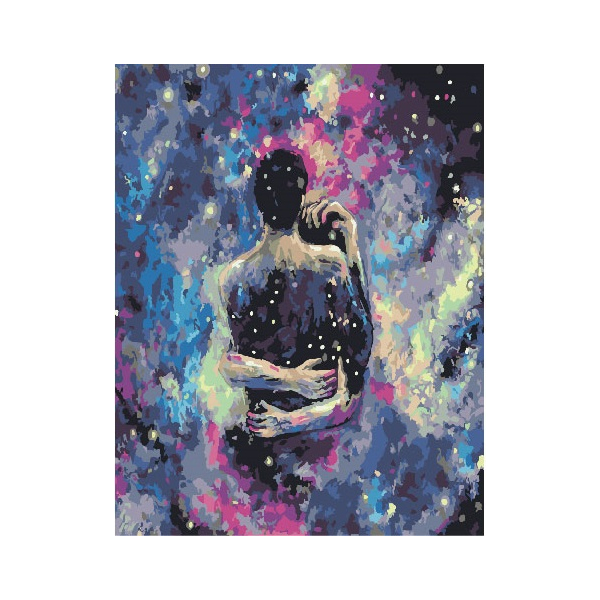 Картина по номерам Люди на картинах - Космічна любов