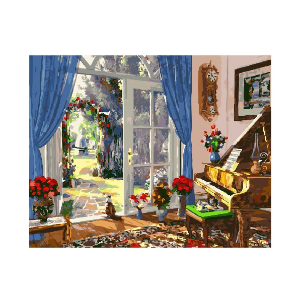 Картина по номерам Пейзажі - Уютный творческий дом