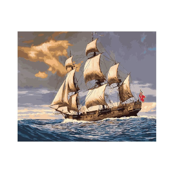 Картина по номерам Кораблі, автомобілі та літаки - Англійський флот