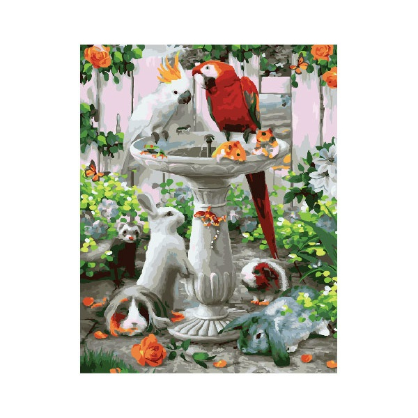 Картина по номерам Тварини, птахи та риби - Чудные животные