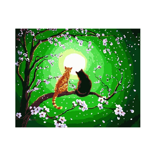 Картина по номерам Тварини, птахи та риби - Мартовские кошки