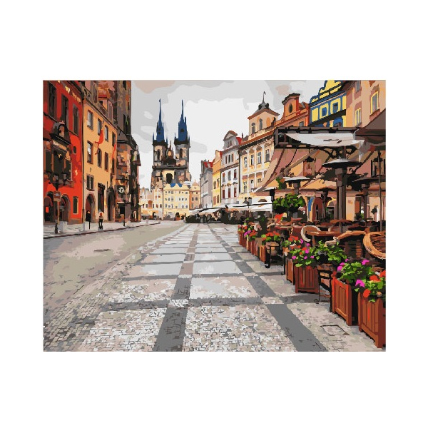 Картина по номерам Города - Празькі вулиці
