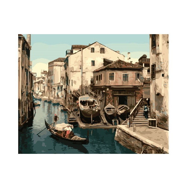 Картина по номерам Города - Канал Венеції