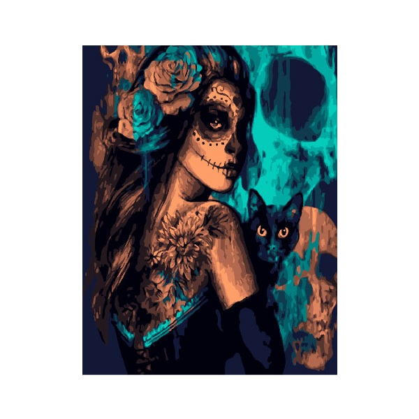 Картина по номерам Люди на картинах - Принцеса темряви