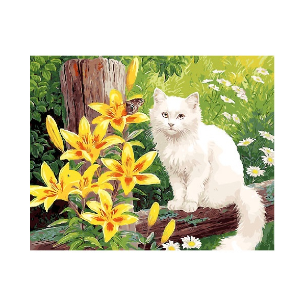 Картина по номерам Тварини, птахи та риби - Снежок в лесу