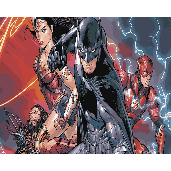 Картина по номерам Мультфільми, комікси, аніме - Вселенная DC