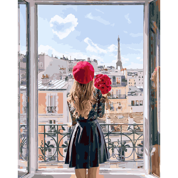 Картина по номерам Авторські колекції - Мадмуазель Париж