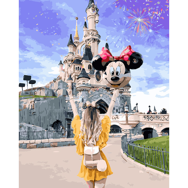 Картина по номерам Авторські колекції - Щастя в Діснейленді