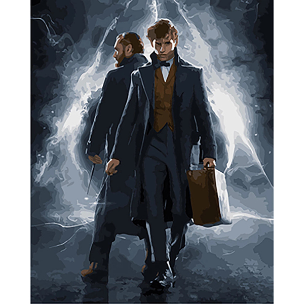 Картина по номерам Мультфільми, комікси, аніме - Ньют Саламандр. Фантастические твари