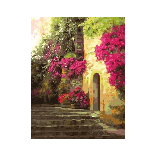 Картина по номерам Города - Італійський дворик