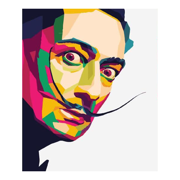 Картина по номерам Авторські колекції - Сальвадор Далі в геометрії