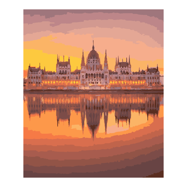 Картина по номерам Авторські колекції - Угорський парламент