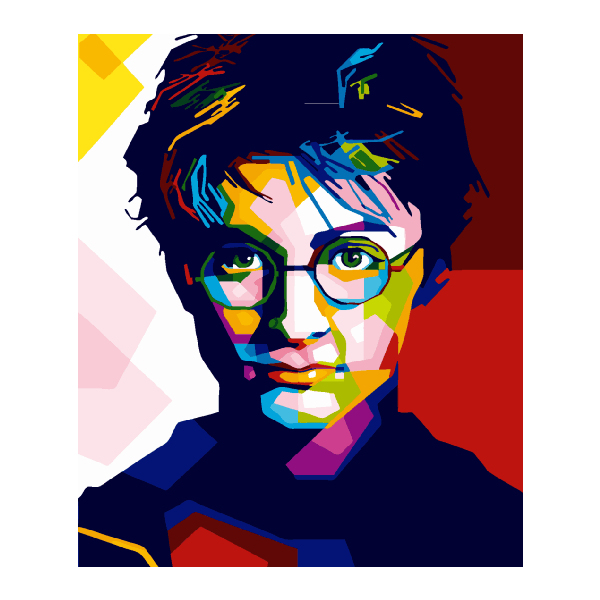 Картина по номерам Авторські колекції - Гаррі Поттер в геометрії