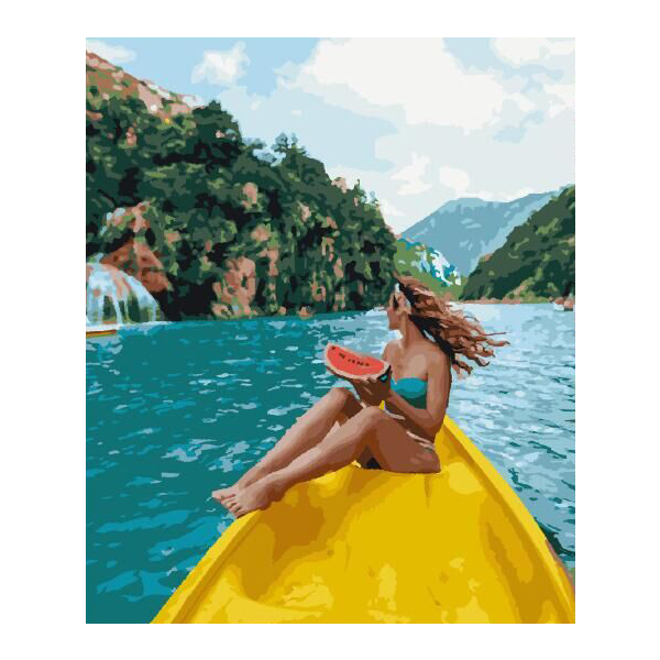 Картина по номерам Авторські колекції - Тропічний заплив