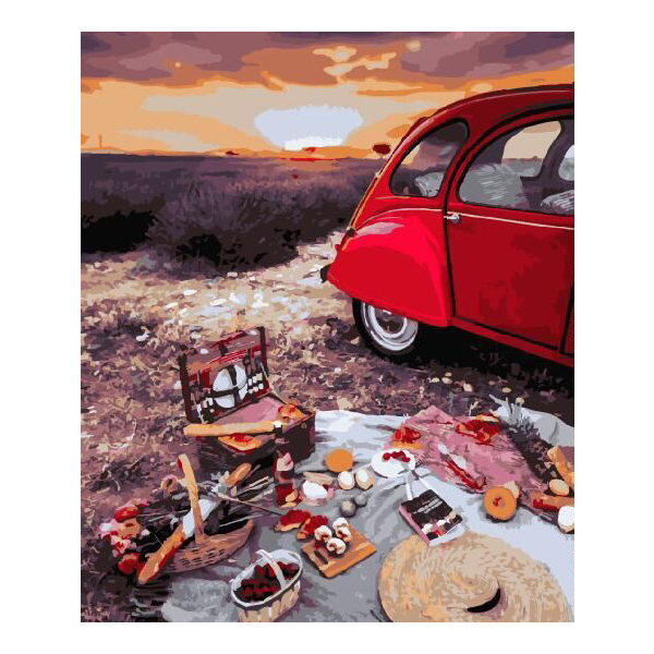 Картина по номерам Авторські колекції - Затишне містечко на заході