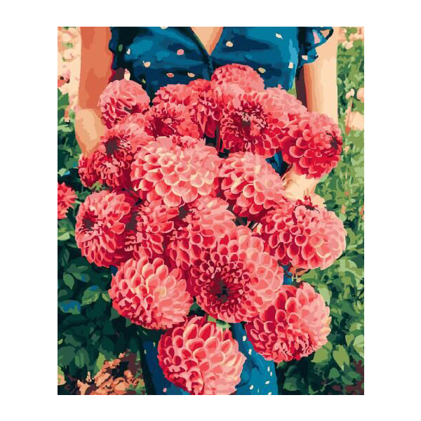 Картина по номерам Авторські колекції - Квіти для тебе