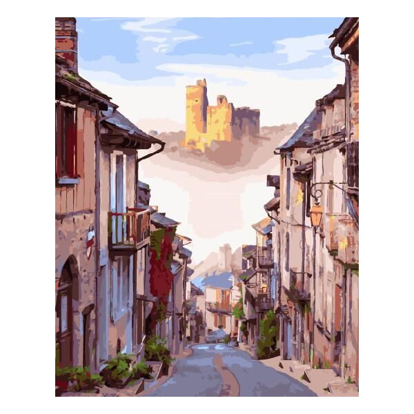 Картина по номерам Авторські колекції - Вуличка старого міста