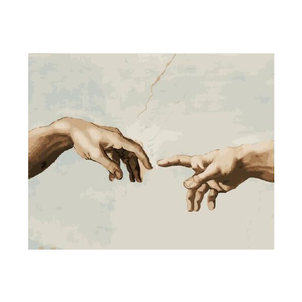 Картина по номерам Репродукції художників - Створення Адама