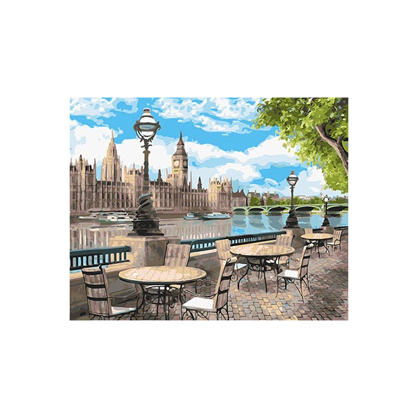Картина по номерам Города - Набережна Лондона