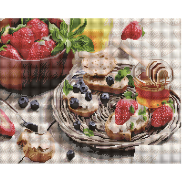 Алмазна мозаїка 40х50 - Летний завтрак