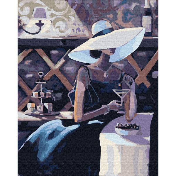 Картина по номерам Авторські колекції - Незнайомка з мартіні