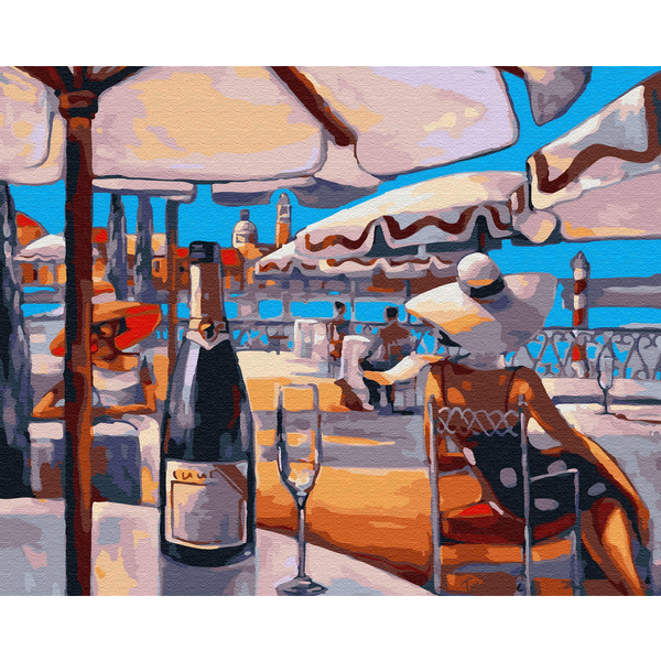 Картина по номерам Авторські колекції - Бар на узбережжі