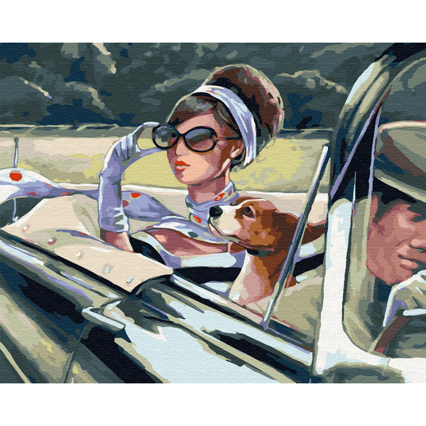 Картина по номерам Авторські колекції - В кабріолеті