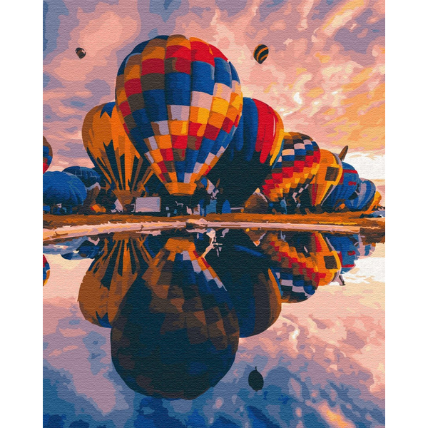 Картина по номерам Преміум картини - Запуск шаров