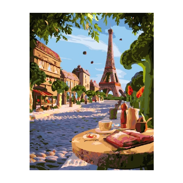 Картина по номерам Города - Літній Париж