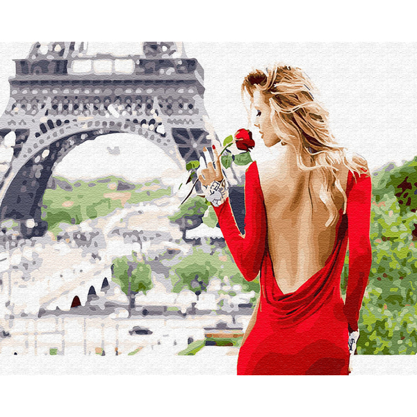 Картина по номерам Люди на картинах - Аромат Парижу