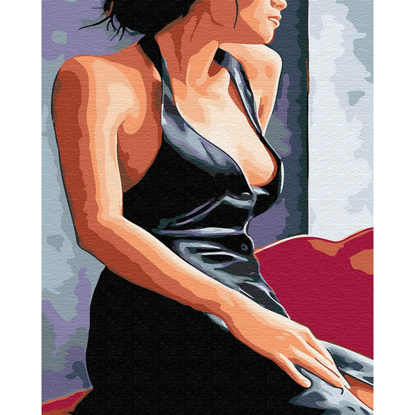 Картина по номерам Люди на картинах - Дівчина біля вікна