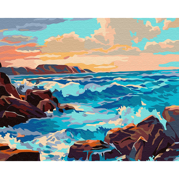 Картина по номерам Природа - Морской прибой