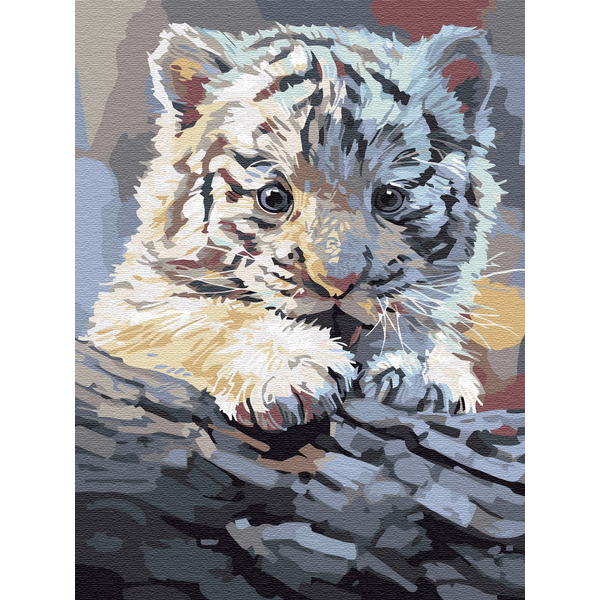 Картина по номерам Тварини, птахи та риби - Левеня