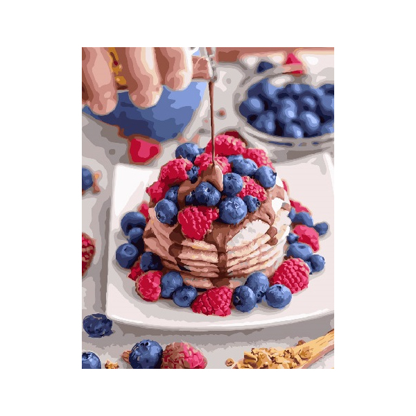 Картина по номерам Преміум картини - Панкейки