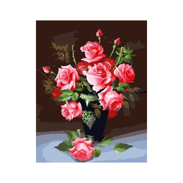 Картина по номерам Преміум картини - Букет роз