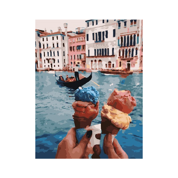 Картина по номерам Преміум картини - Сладкая Венеция