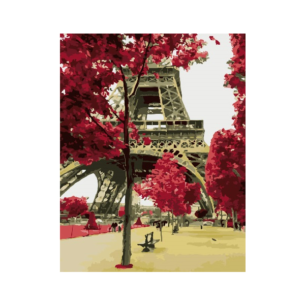 Картина по номерам Преміум картини - Цвет Парижа