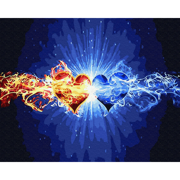 Картина по номерам Для початківців - Стихія сердець