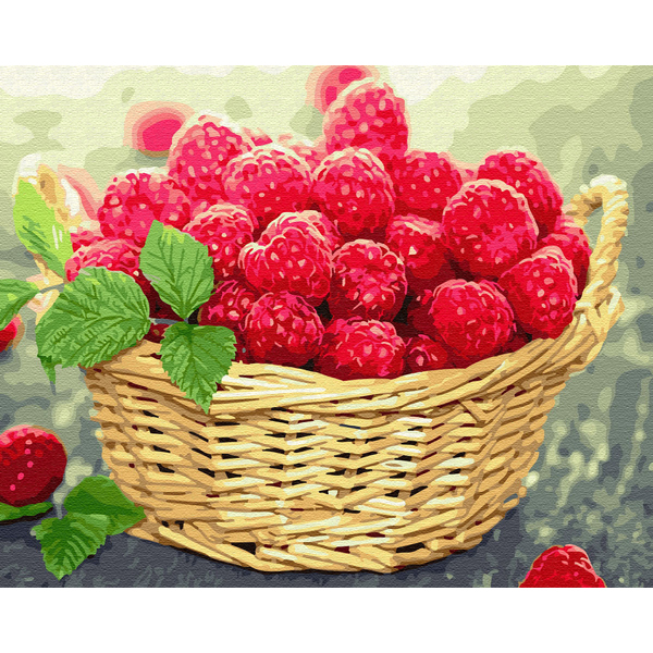 Картина по номерам Натюрморти - Ягоди малини