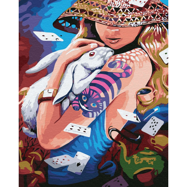 Картина по номерам Люди на картинах - Аліса XXI століття