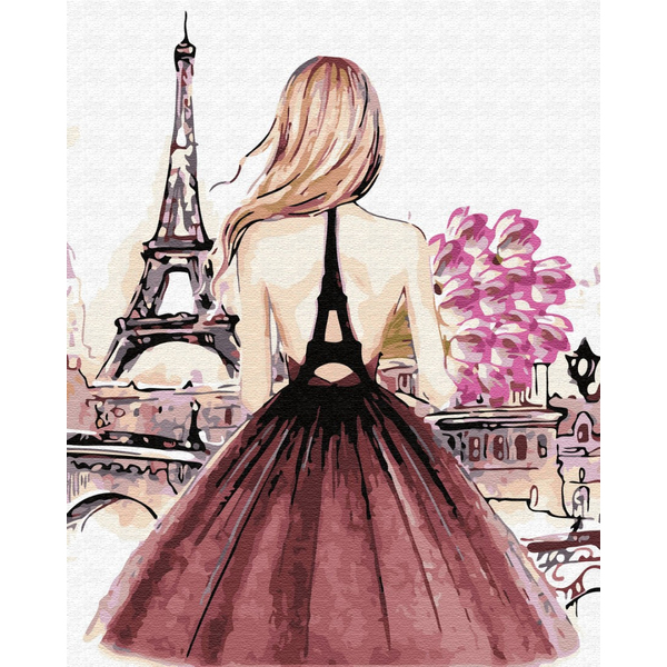 Картина по номерам Для початківців - Французька ніжність