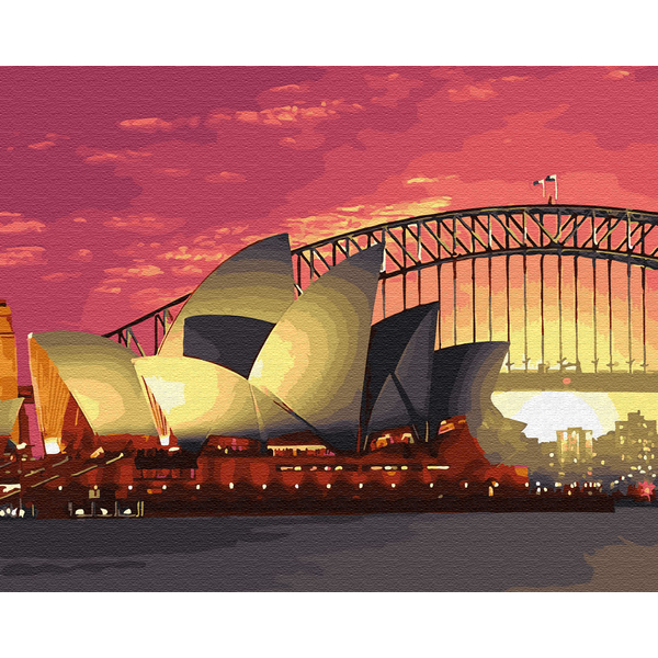 Картина по номерам Города - Сіднейська опера