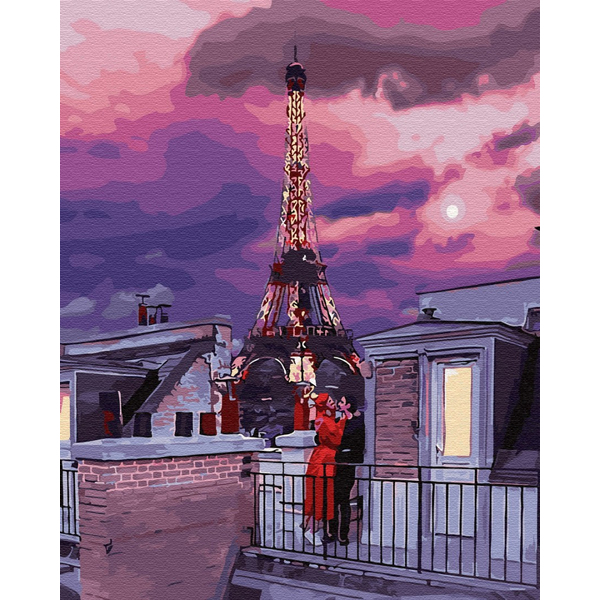 Картина по номерам Романтика - Французький захід